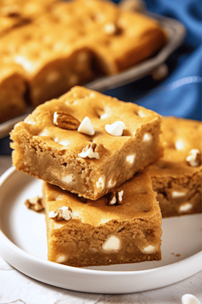 Best Blondies Recipe Ever - The Stay At Home Chef