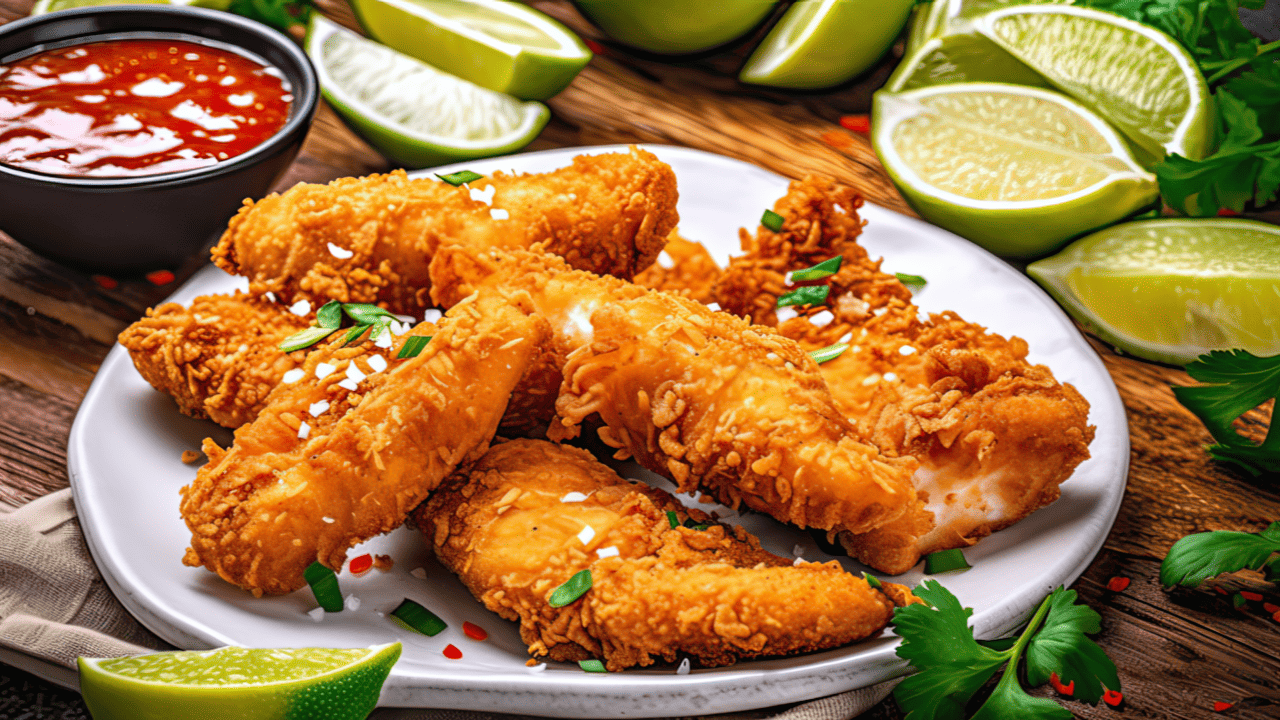 Perfectly Crispy Coconut Chicken - The Stay At Home Chef