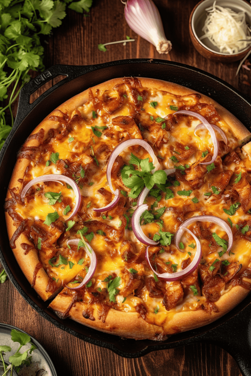 BBQ Chicken Pizza - Damn Delicious