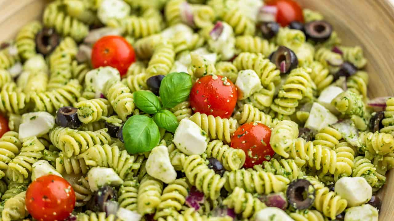 Pesto Pasta Salad - The Stay At Home Chef