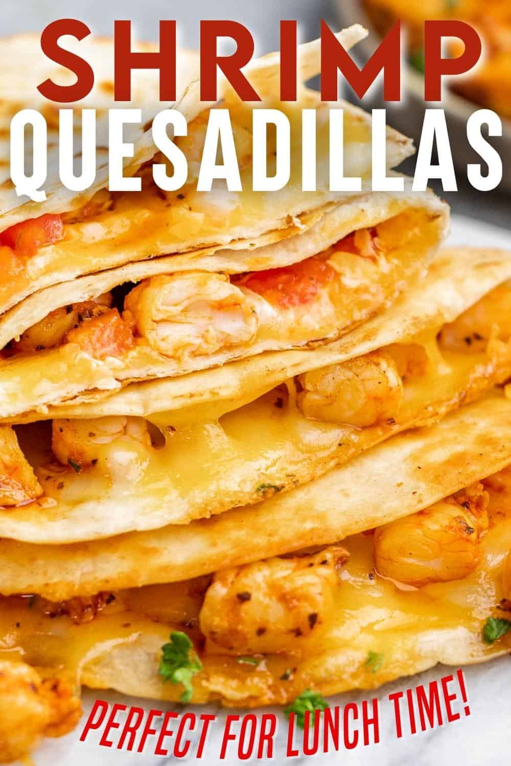 Shrimp quesadillas