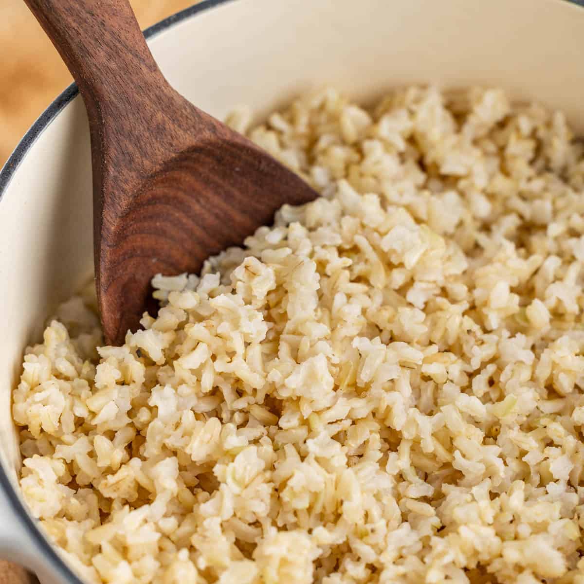 How to make brown rice.