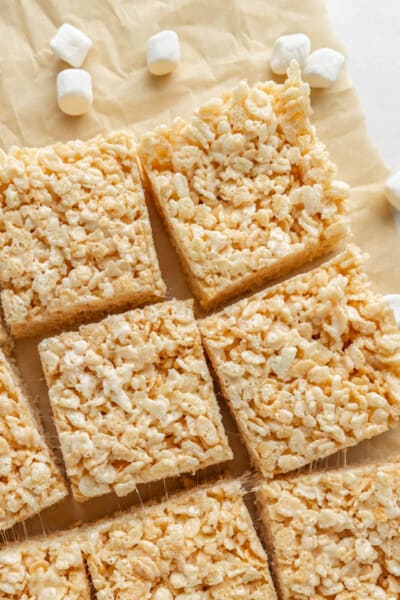 Classic Rice Krispie Treats - The Stay At Home Chef