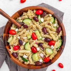 Greek Pasta Salad - The Stay At Home Chef