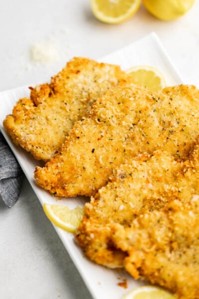 Parmesan Crusted Chicken - The Stay At Home Chef