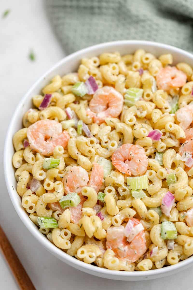 Best Ever Macaroni Salad with Shrimp - Gift of Hospitality