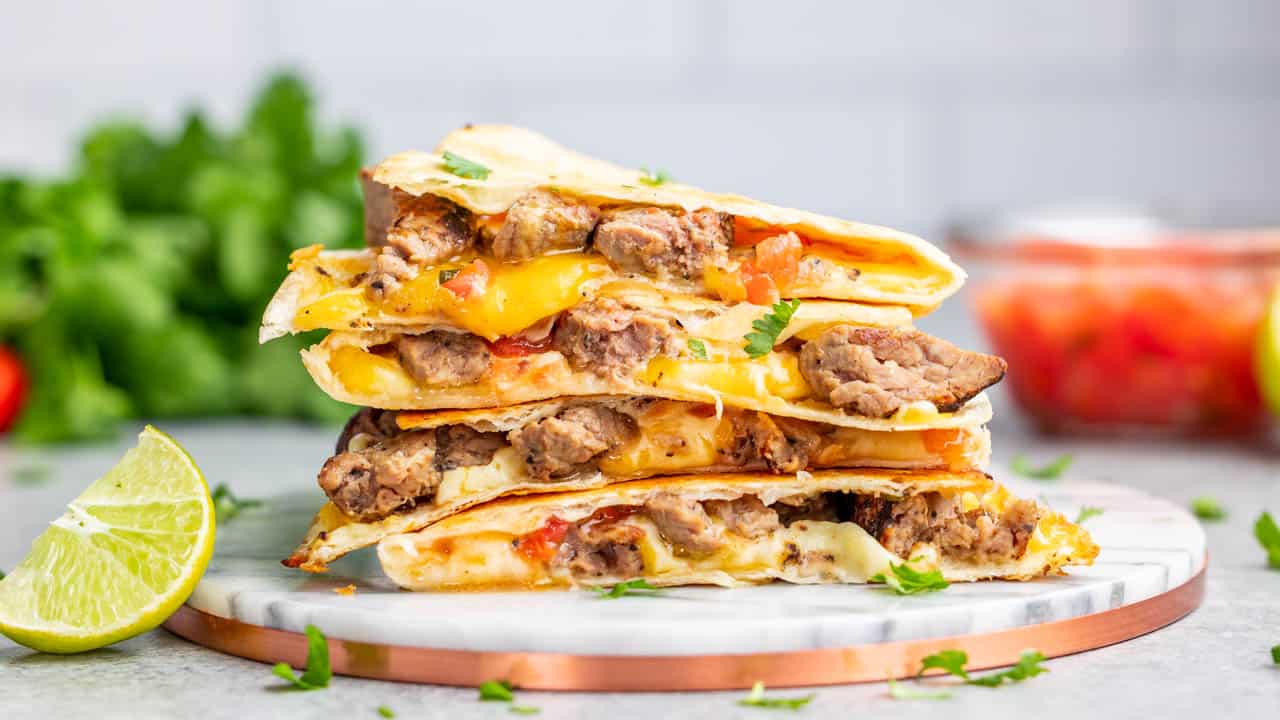 Steak Quesadilla – The Stay At Home Chef