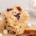 Candied bacon Rice Krispie treats.