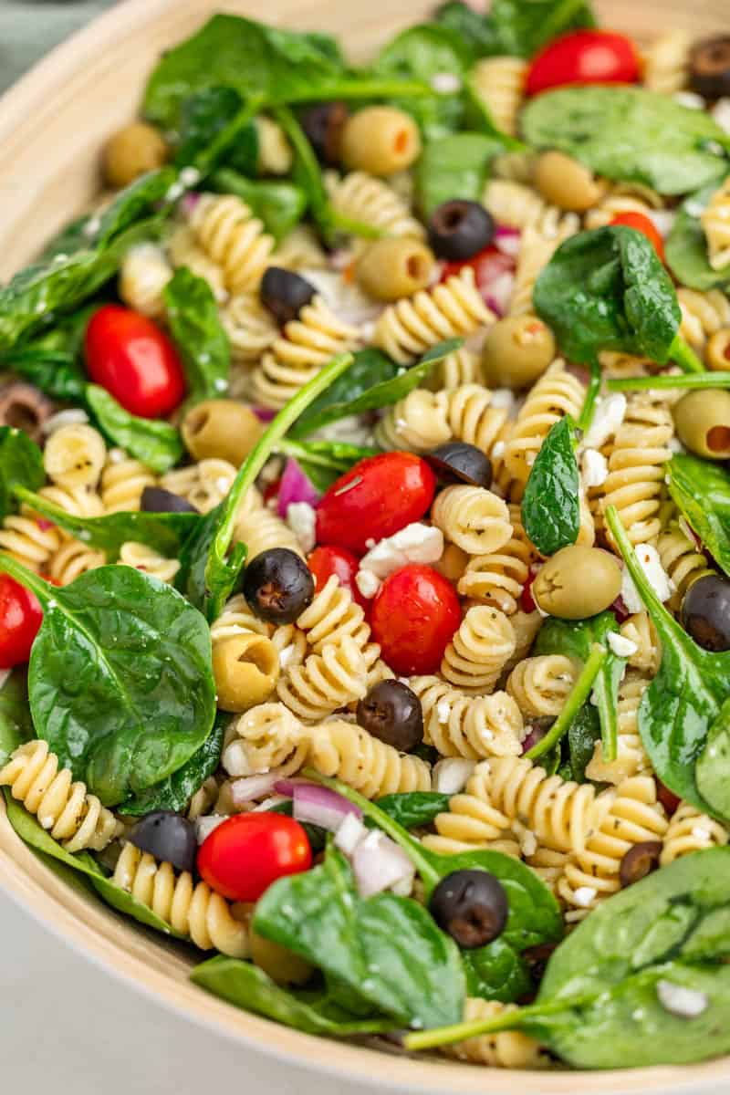 Mediterranean Pasta Salad - The Stay At Home Chef - Healthier Living ...