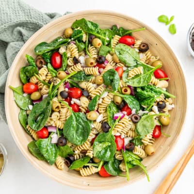Mediterranean Pasta Salad - The Stay At Home Chef