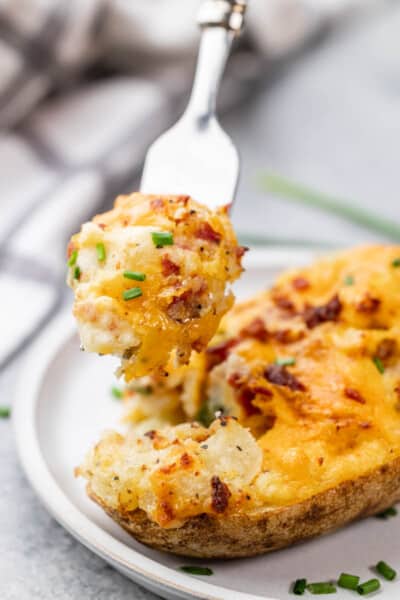 The Best Twice Baked Potatoes - The Stay At Home Chef