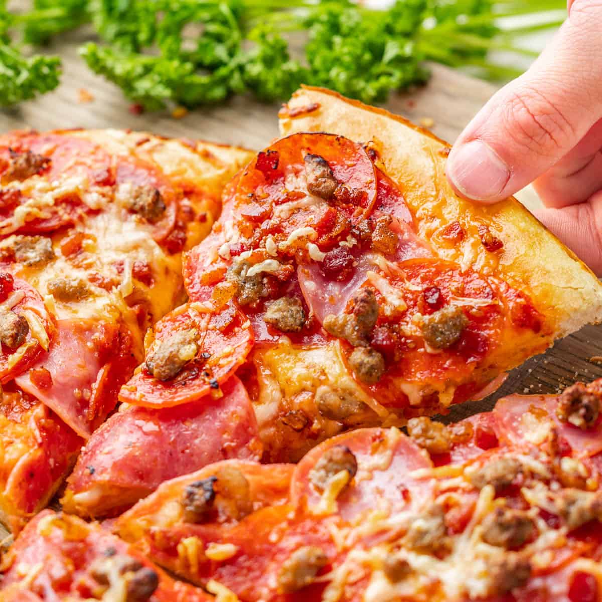 Meat lover's pizza.