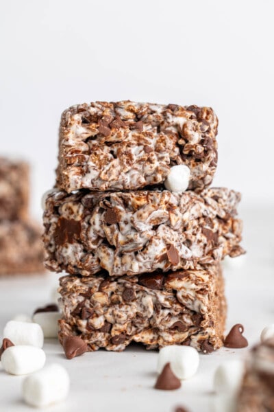 Chocolate Rice Krispie Treats - The Stay At Home Chef