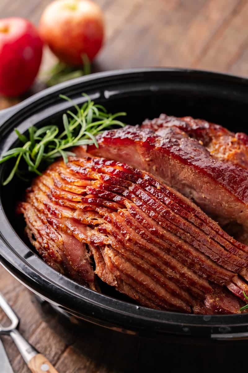 Slow cooker ham.