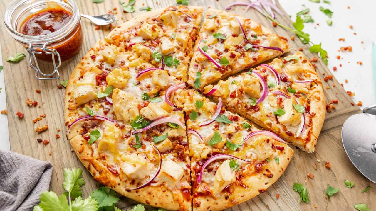 BBQ Chicken Pizza – The Stay At Home Chef