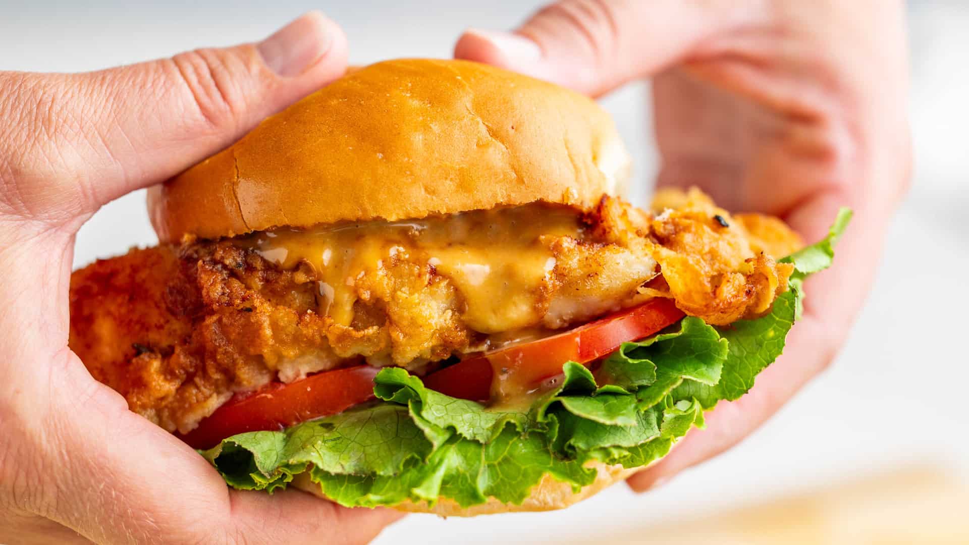 Crispy Chicken Sandwich - The Stay At Home Chef