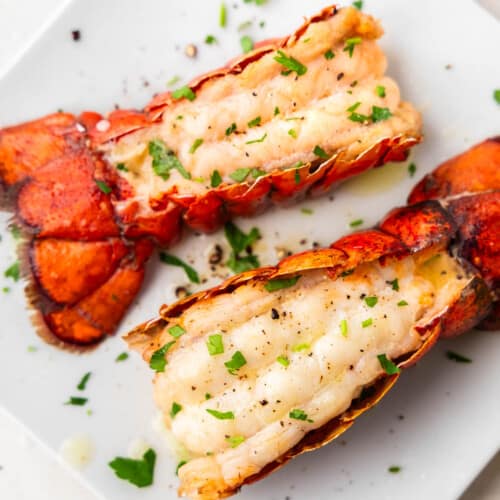 Easiest Broiled Lobster Tails