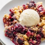 Cherry crumble.