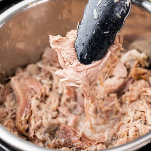 Canned top pulled pork