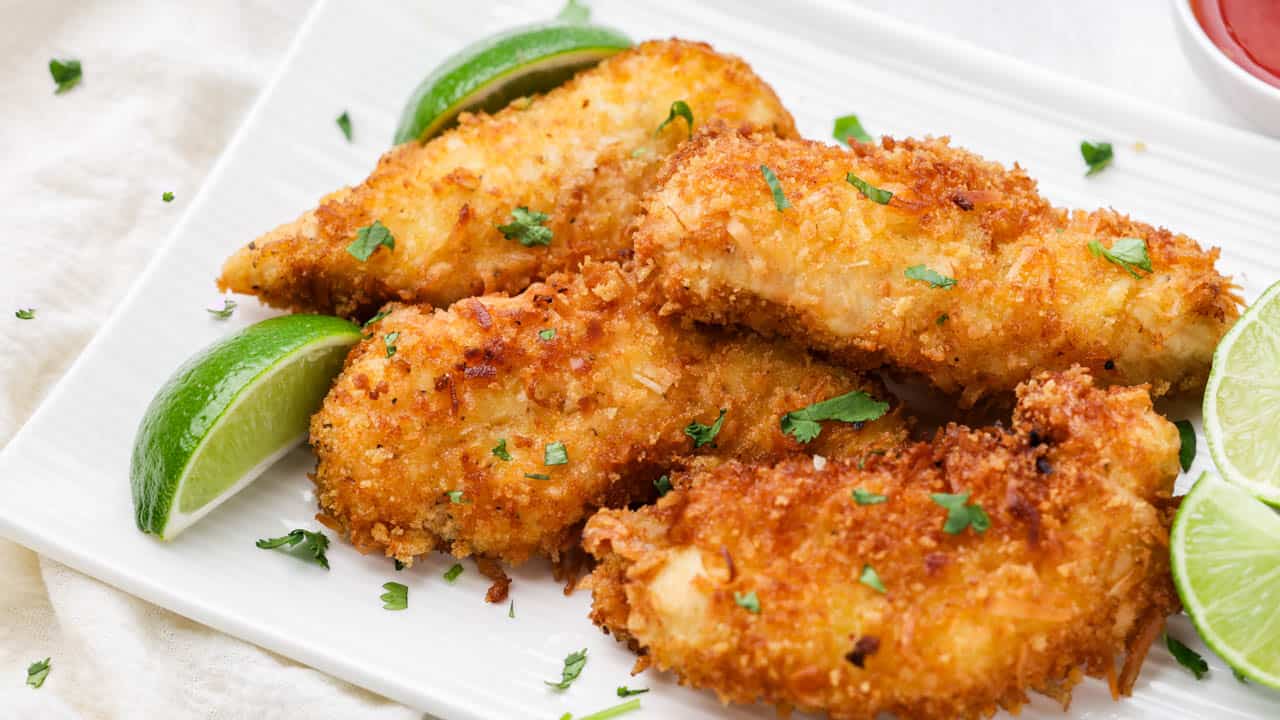 Perfectly Crispy Coconut Chicken Tenders