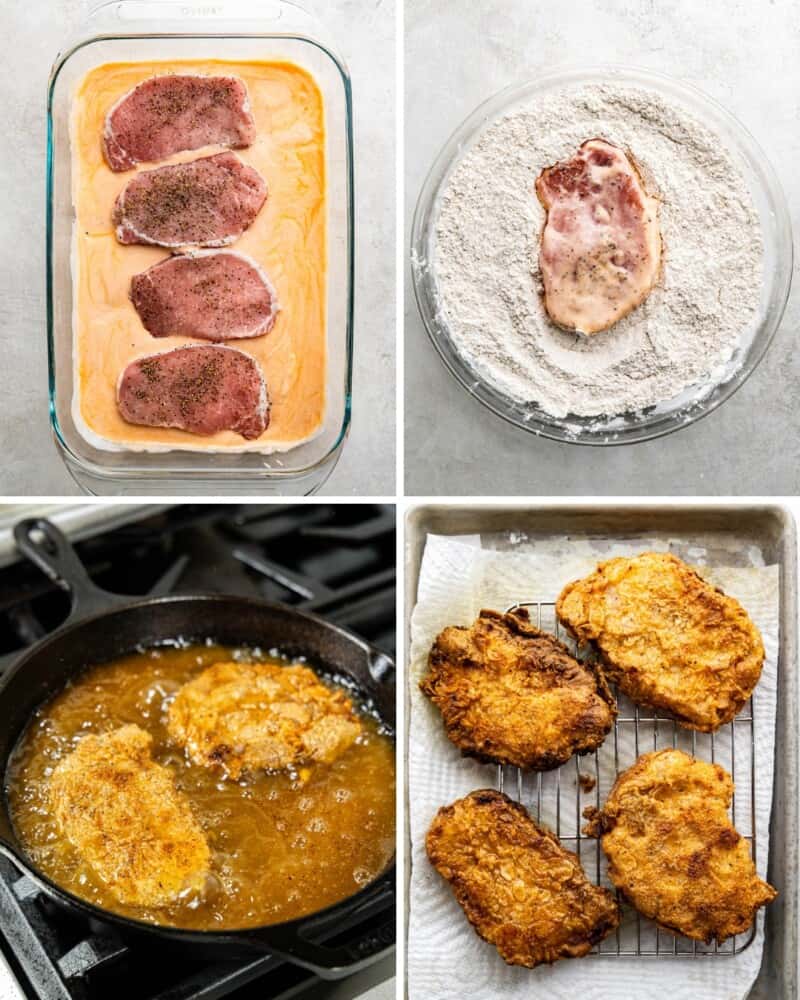 Crispy Fried Pork Chops