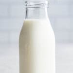 A simple jar of buttermilk.