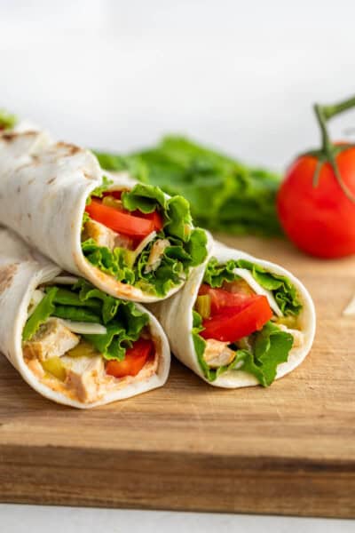 Southwest Grilled Chicken Wraps - The Stay At Home Chef