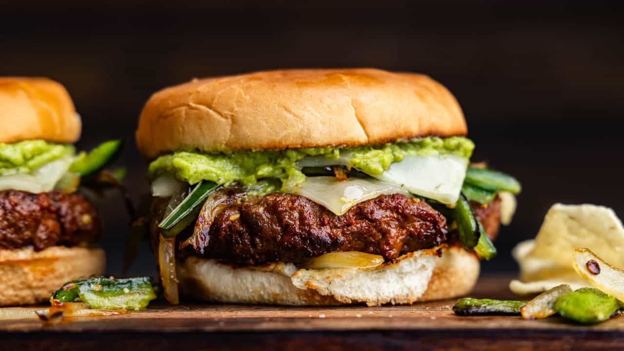 Queso Fundido Chorizo Burger