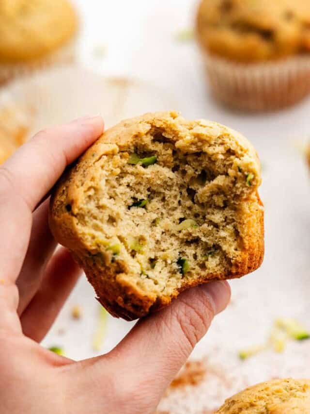 One Bowl Zucchini Muffins