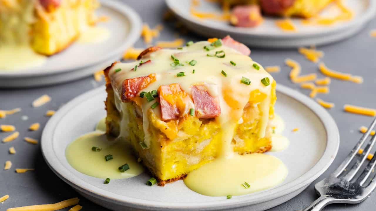 Eggs Benedict Casserole The Stay At Home Chef