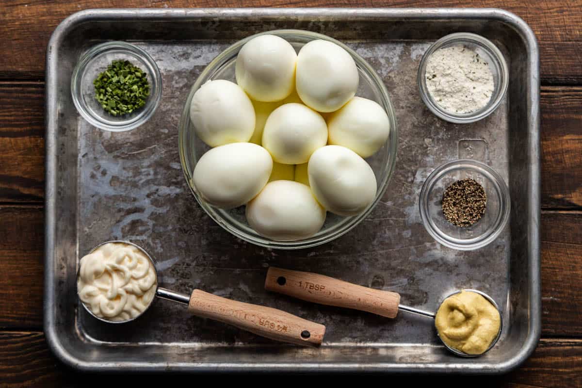 Ingredient used for Ranch Deviled Eggs.