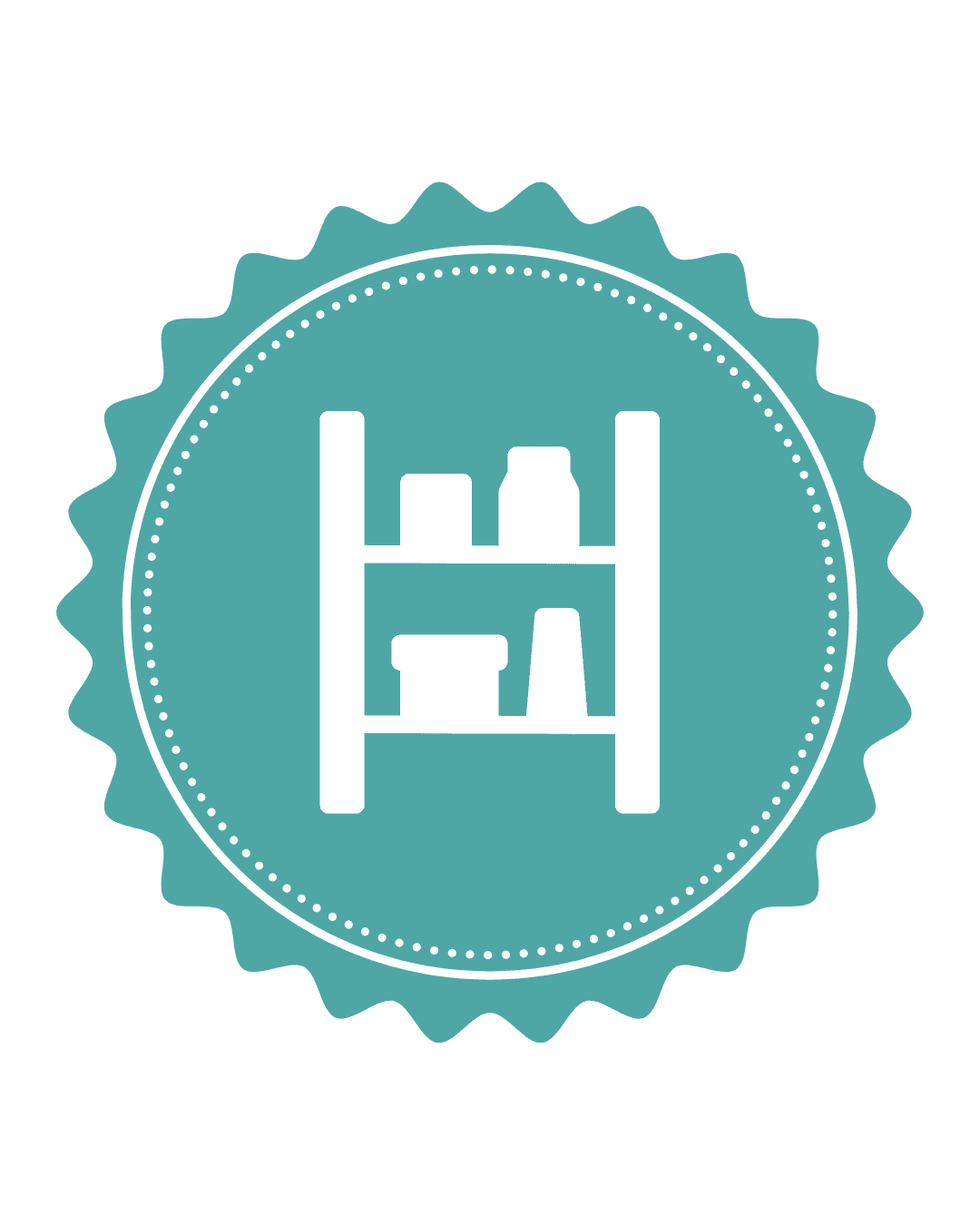 A decorative image with a pantry icon.