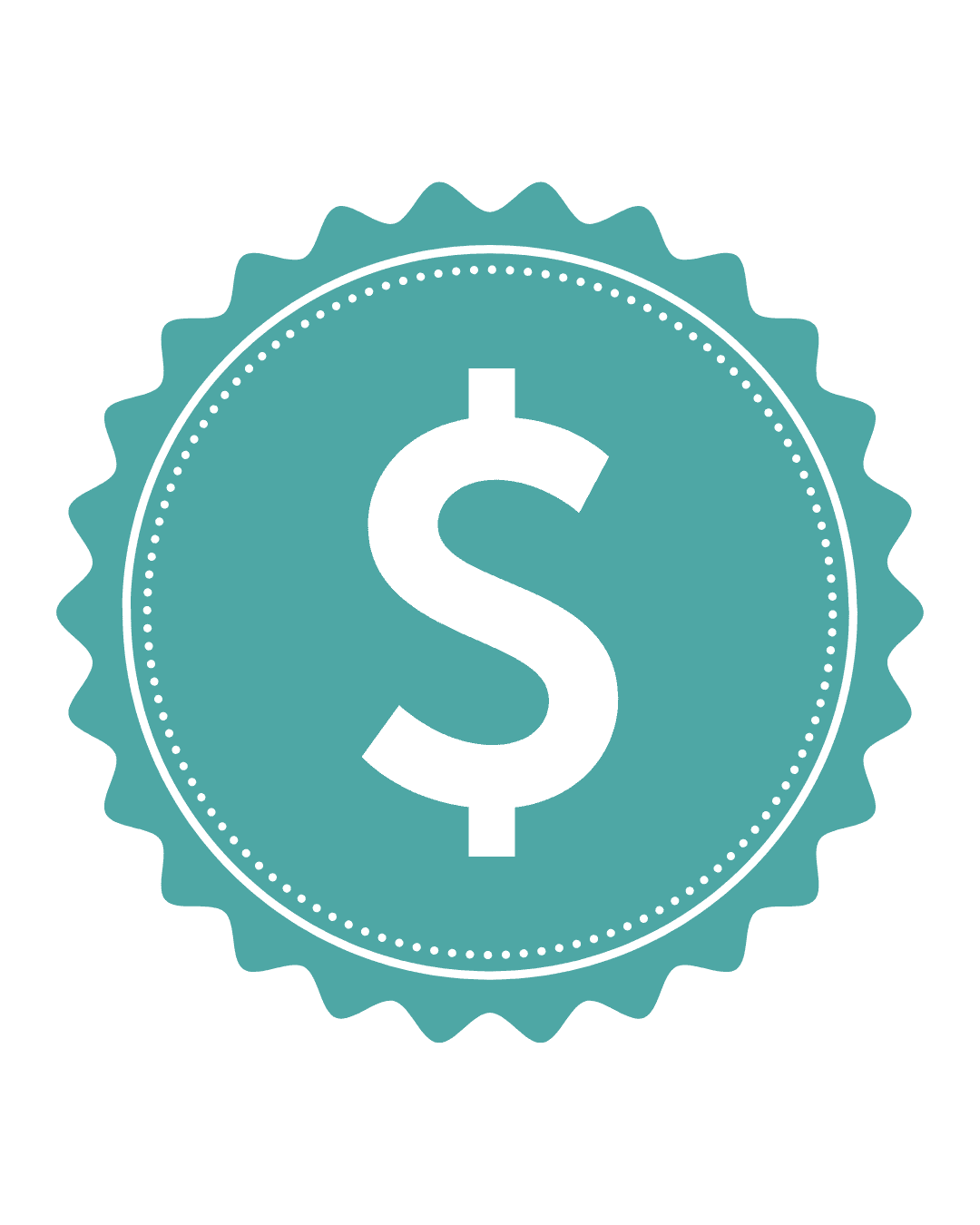 A decorative image with a money icon.